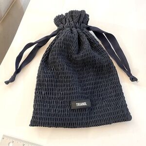 Triangl Swimwear Bikini Travel Bag Blue Scrunch